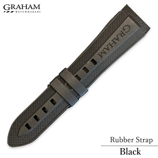 GRAHAM（グラハム） 正規品 グラハム腕時計 ラバーベルト 24mm 交換用