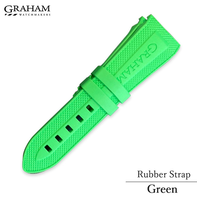 GRAHAM（グラハム） 正規品 グラハム腕時計 ラバーベルト 24mm 交換用
