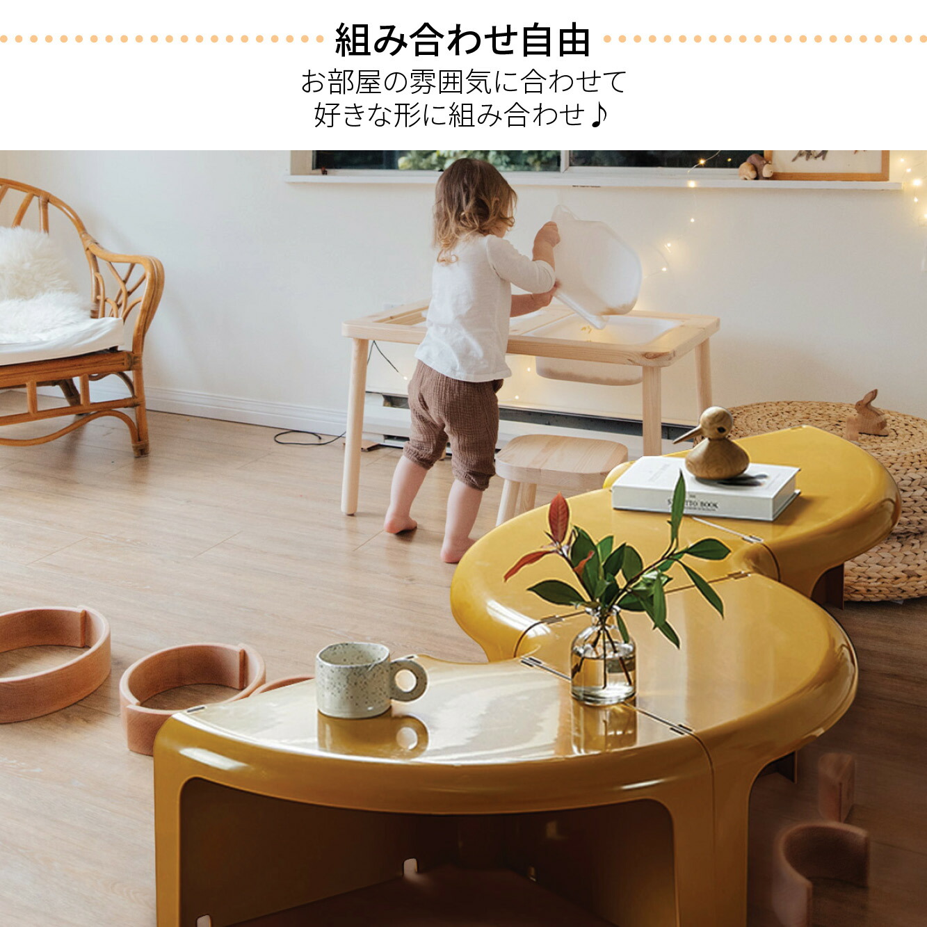 VeroMan ローテーブル センターテーブル 収納ラック DIY 収納棚 サイド