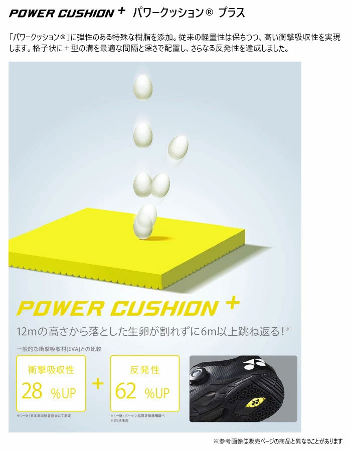 YONEX（ヨネックス） 3E幅 メンズ レディース パワークッション