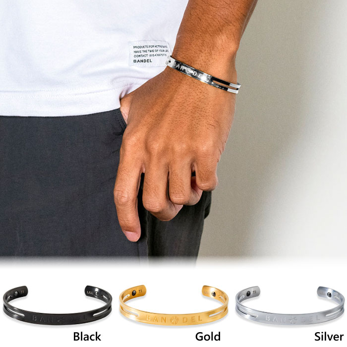 BANDEL（バンデル） メンズ レディース チタン バングル ブレスレット