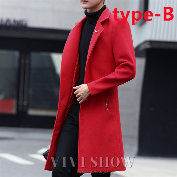 新作 メンズ トレンチコート ロング アウターコート ジャケット