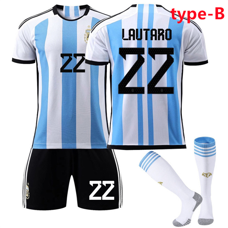 アルゼンチン メッシ メンズ サッカーユニフォーム 背番号9/10/19 半袖