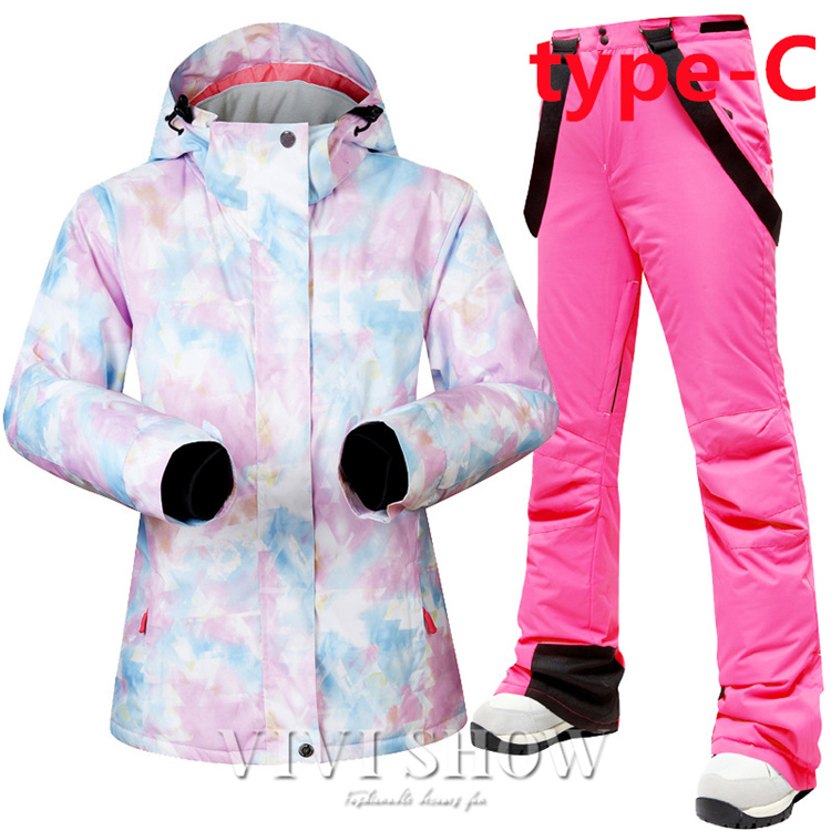 スノーボードウェア レディース スキーウェア 厚手 暖かい