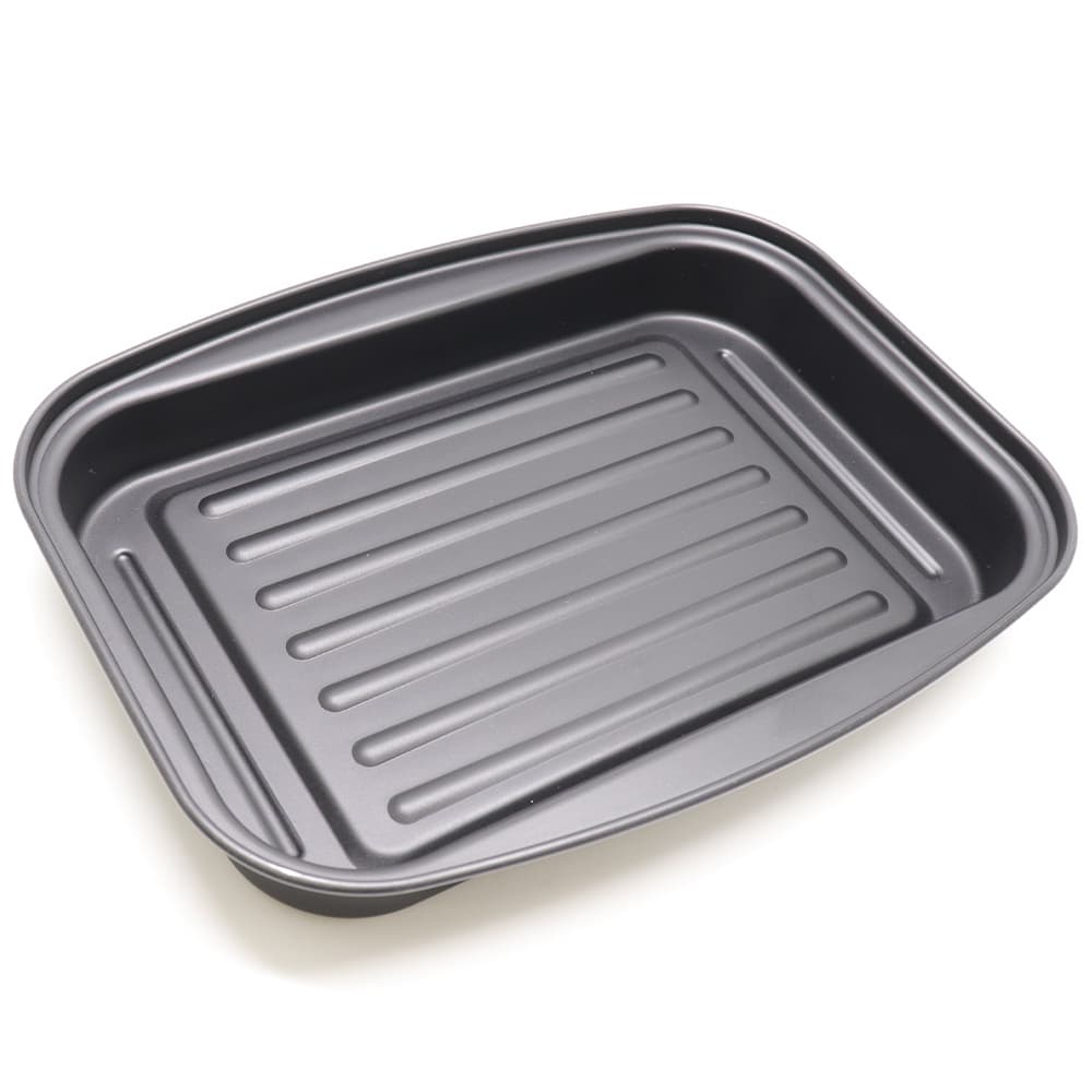 パール金属 鉄製 蓋付 グリルプレート 21×14cm 魚焼きグリル オーブン