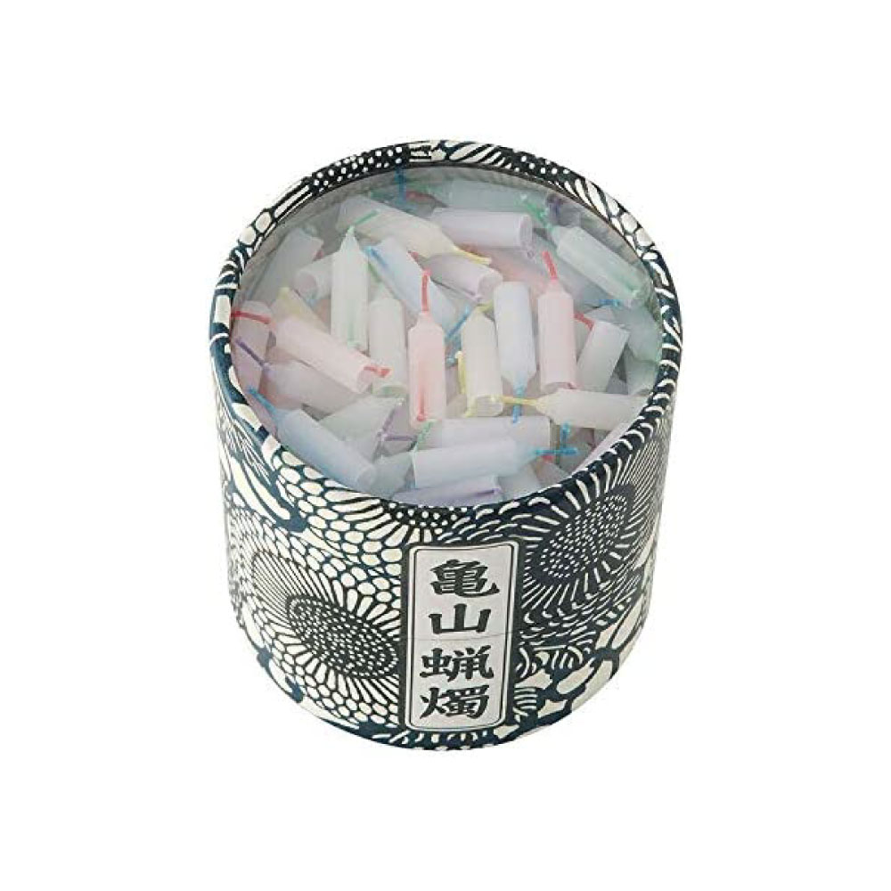 ローソク 亀山五色蝋燭 約300本入り 燃焼時間 約10分 ろうそく