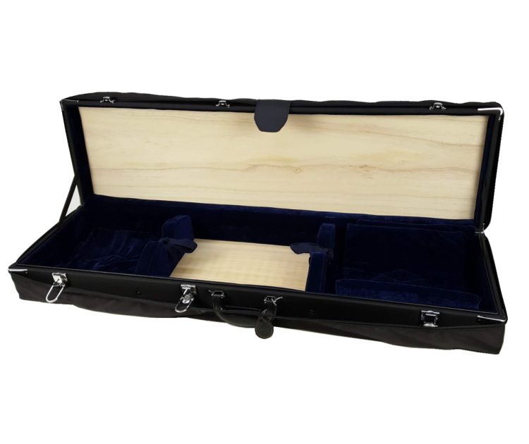 三味線ケース 桐製・軽量長ケース（細棹・中棹三味線用/長唄・民謡