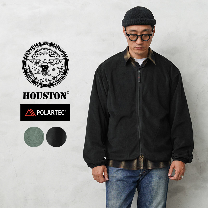 HOUSTON（ヒューストン） 22148 POLARTEC GEN3 FLEECE ZIP CARDIGAN