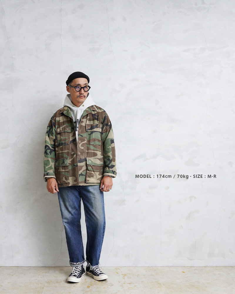 MILITARY（ミリタリー） 実物 USED 米軍 BDU WOODLAND CAMO ジャケット