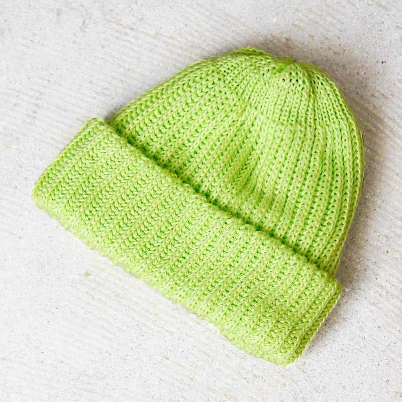 ROTOTO（ロトト） R5082 CHUNKY COTTON SHORT BEANIE チャンキー