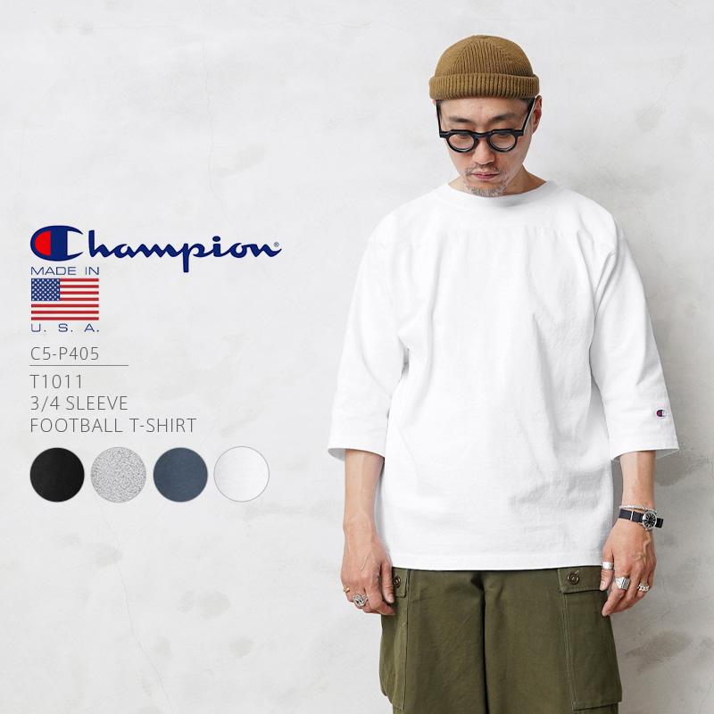 MADE IN USA（Champion） Champion チャンピオン C5-P405 T1011 3/4