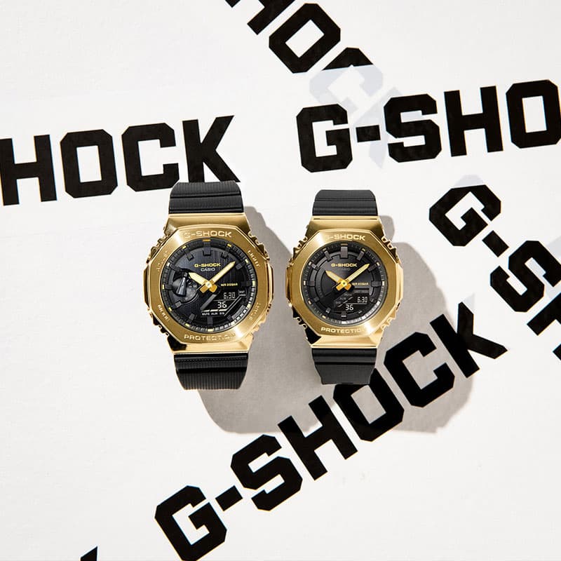 G-SHOCK カシオ 腕時計 Gショック ゴールド×ブラック CASIO METAL