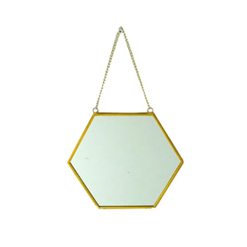 ウォールミラー 壁掛け 鏡 ミラー おしゃれ 洗面 姿見 六角形 角型