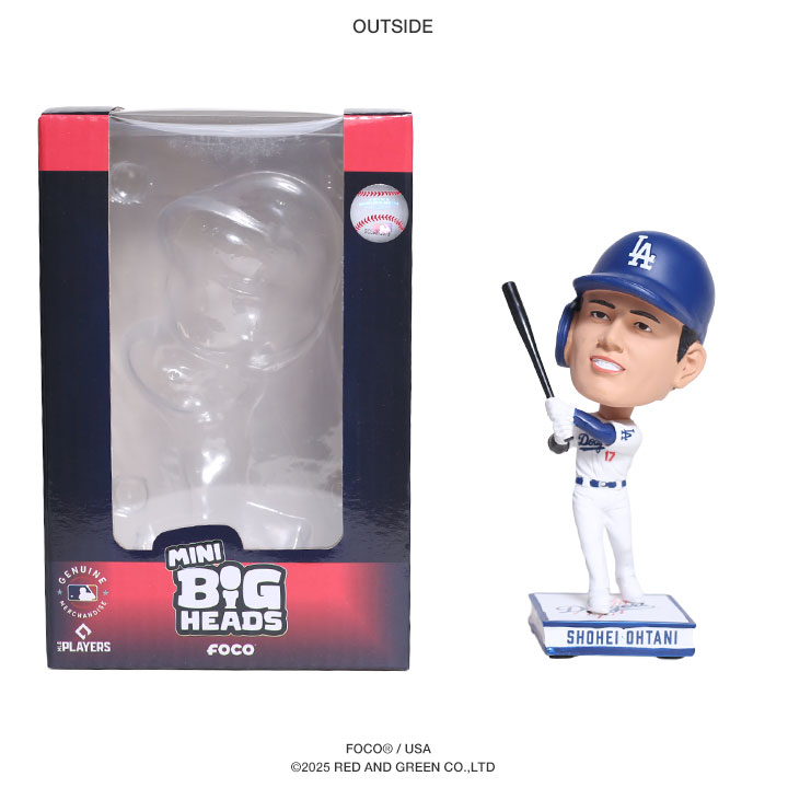 MLB FOCO ドジャース 公式 大谷翔平 フィギュア バブルヘッド 人形