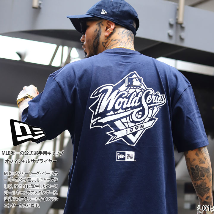 ニューエラ Tシャツ 半袖 大きいサイズ MLB ヤンキース NY ロゴ