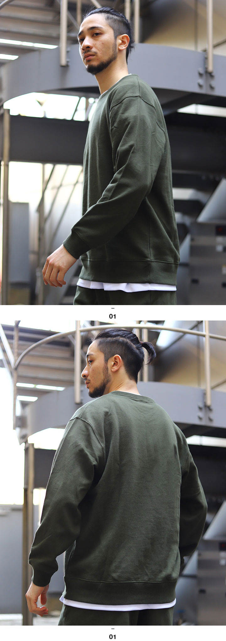 自衛隊 グッズ 陸自 陸上自衛隊 OD色 トレーナー ブランド 長袖