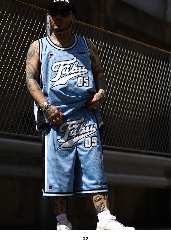 FUBU（フブ） ハーフパンツ バスパン 半ズボン 短パン 大きいサイズ