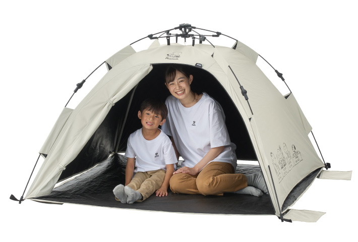 LOGOS（ロゴス） スヌーピー SNOOPY テント ワンタッチ 遮光 UVカット