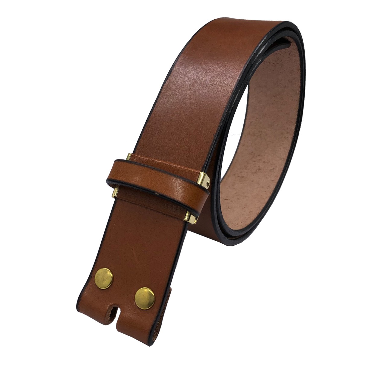 ベルト 栃木レザー メンズ 本革 帯のみ 交換用 バックル無し 40mm 牛革