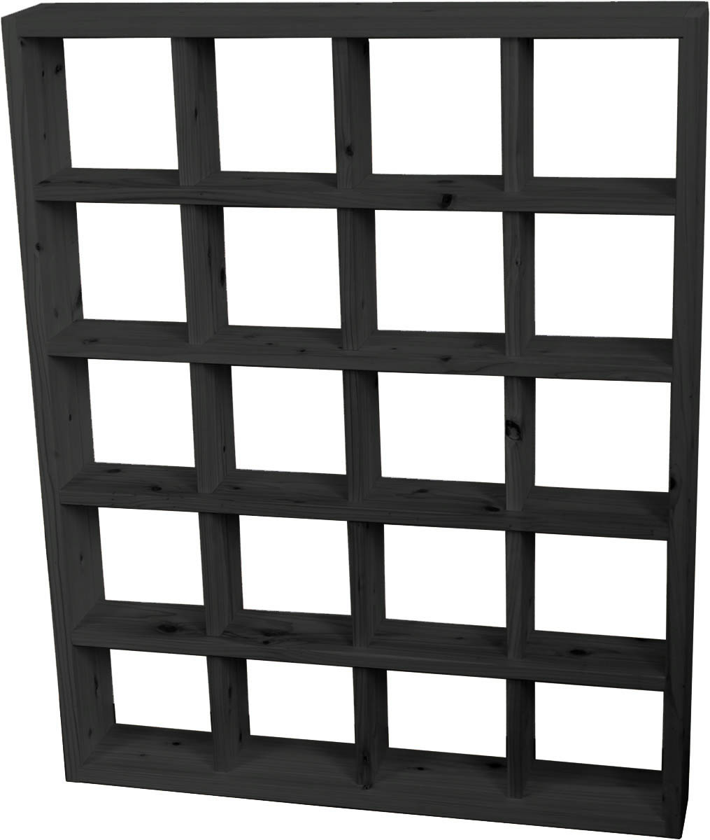 SUGI-インテリア】格子ラック 200型（内寸20cm） 4×5 【DIYキット