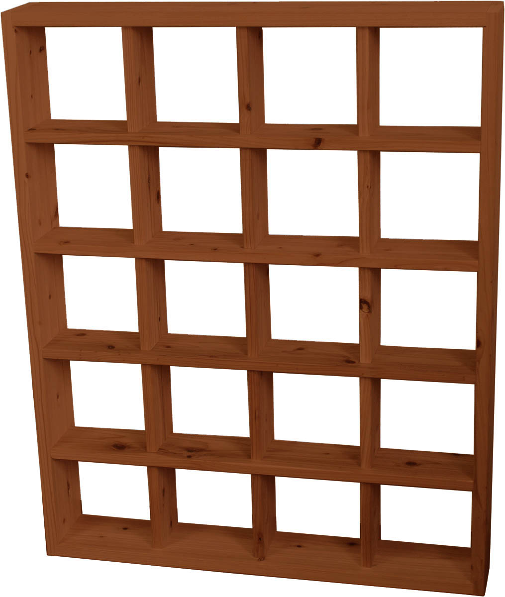 SUGI-インテリア】格子ラック 200型（内寸20cm） 4×5 【DIYキット