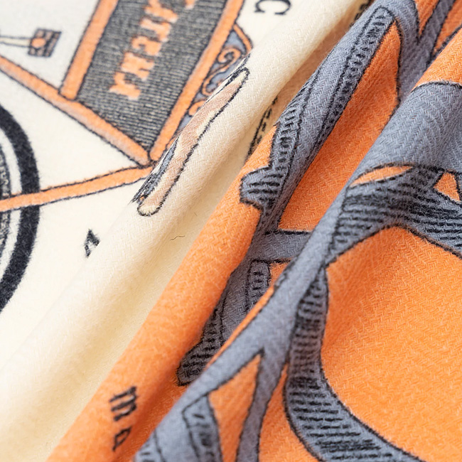 manipuri マニプリ ＜ウールシルクストールヘリンボーン織120