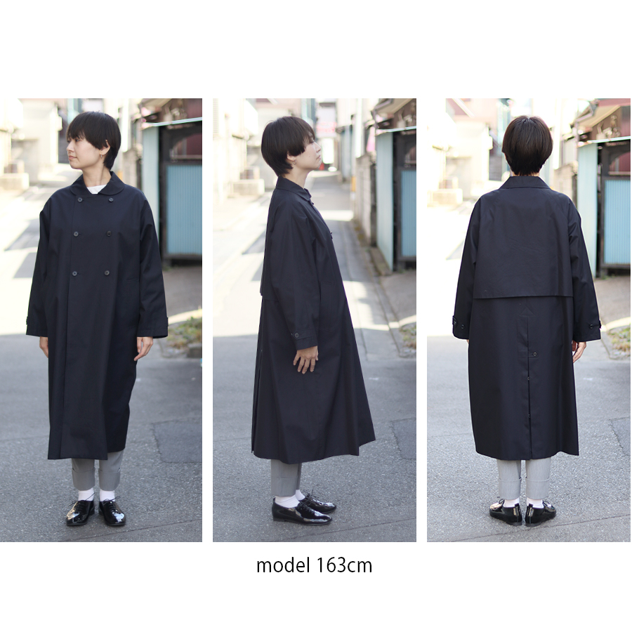 ラウンドカラーロングトレンチコート GRANDMA MAMA DAUGHTER : W