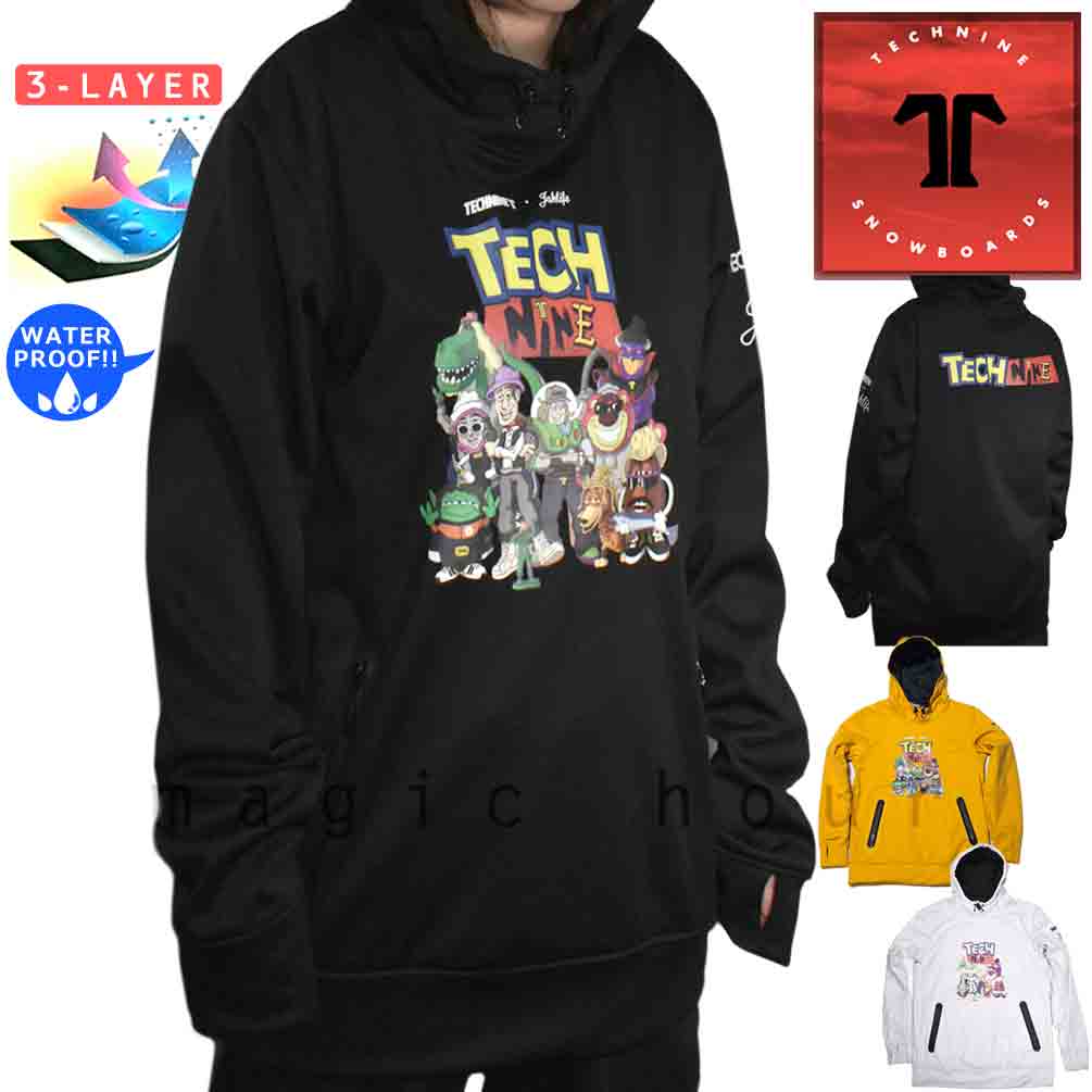 TECHNINE（テックナイン） スノーボード パーカー スノボー 撥水