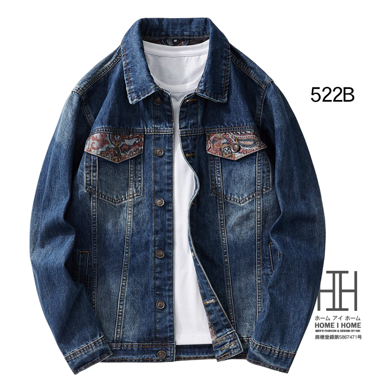 ホームアイホーム デニムジャケット メンズ ジージャン gジャン