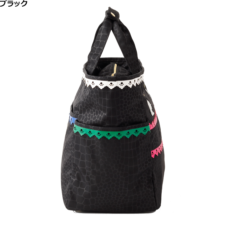 M・U SPORTS MU SPORTS MU スポーツ 肉球柄パンチングレース ボストン