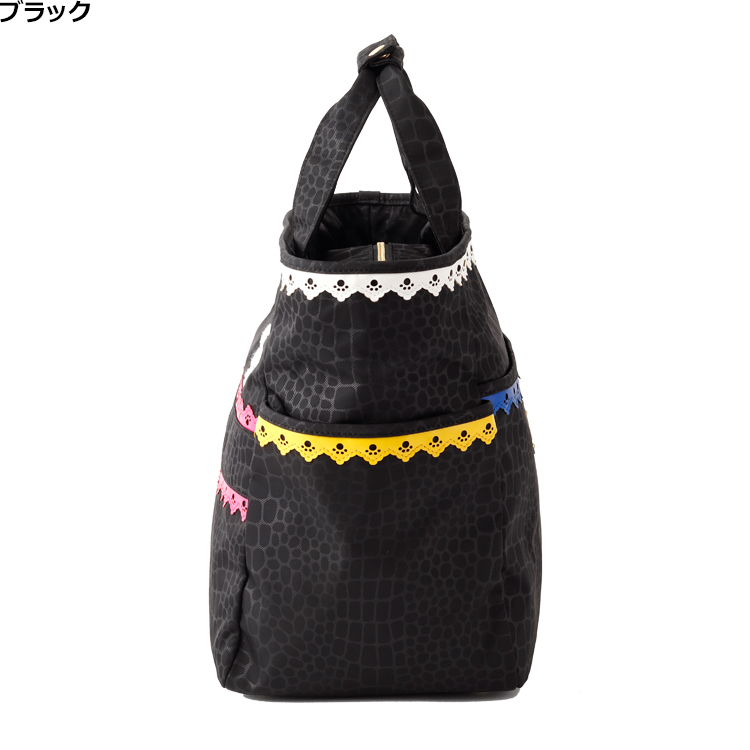 M・U SPORTS MU SPORTS MU スポーツ 肉球柄パンチングレース ボストン