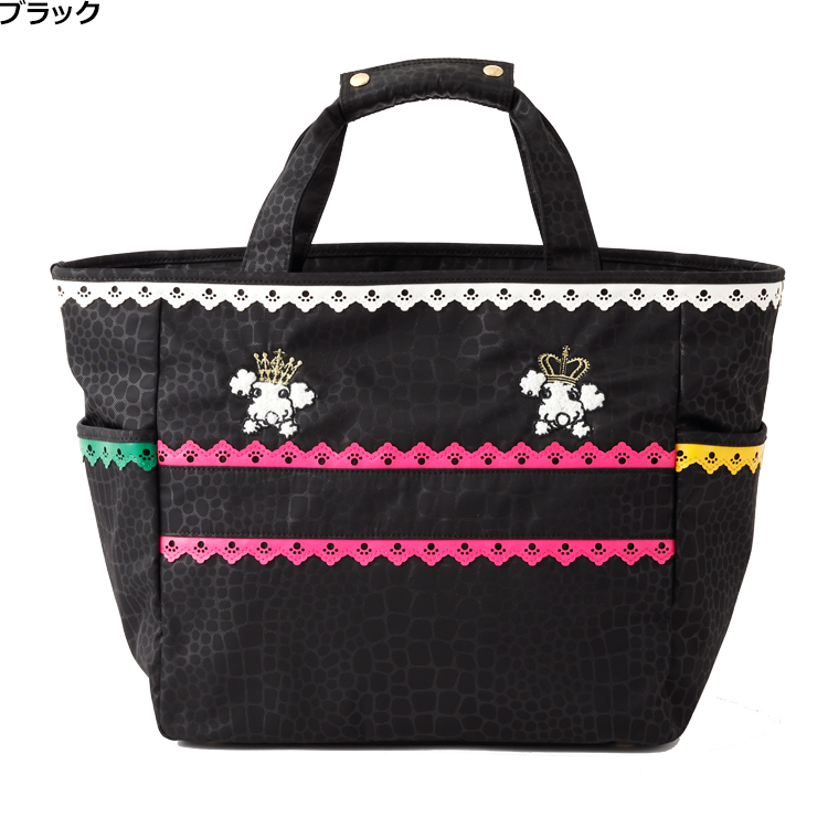 M・U SPORTS MU SPORTS MU スポーツ 肉球柄パンチングレース ボストン
