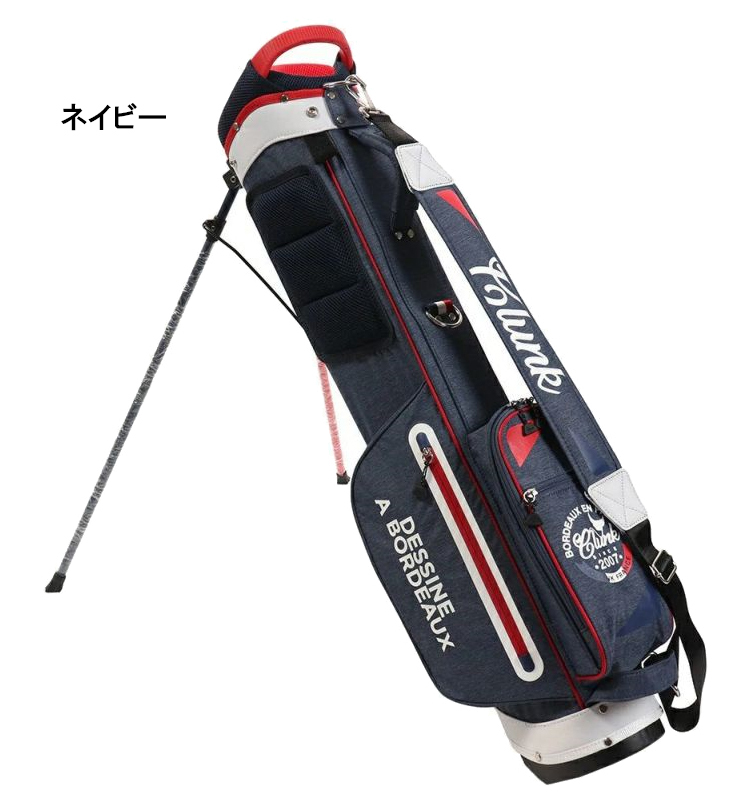 L06292 未使用品 CLUNK スタンドタイプ キャディバッグ 9.0型 クランク