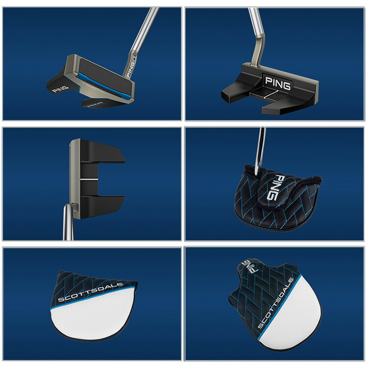 PING（ピン） SCOTTSDALE PRIME TYNE 4 パター ツノ型 メンズ 右用