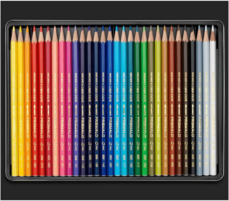 プリズマロ カランダッシュ CARAN D'ACHE 水溶性色鉛筆 30色セット