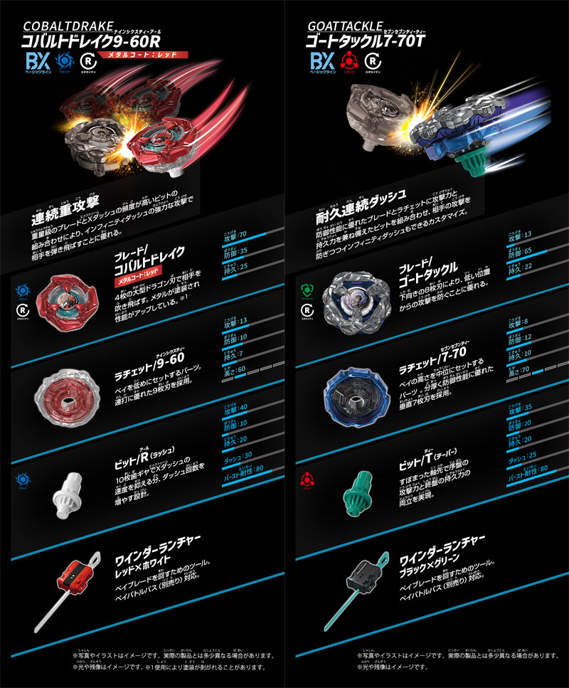 ベイブレードX BEYBLADE X BX-46 バトルエントリーセット∞ 本体2個