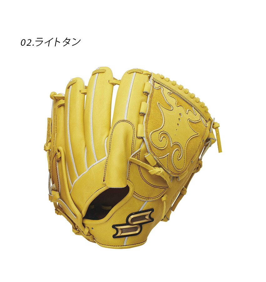 エスエスケー 硬式グローブ 黒/黄色 グローブの事全くわかりません