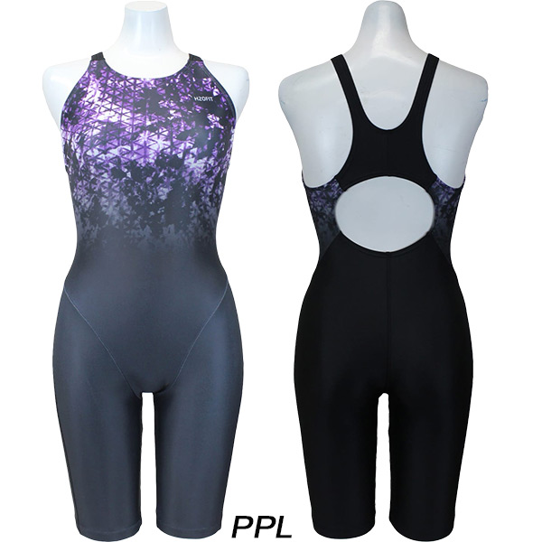 H2OFIT レディース 競泳水着 練習用 オールインワン MAXBACK H2