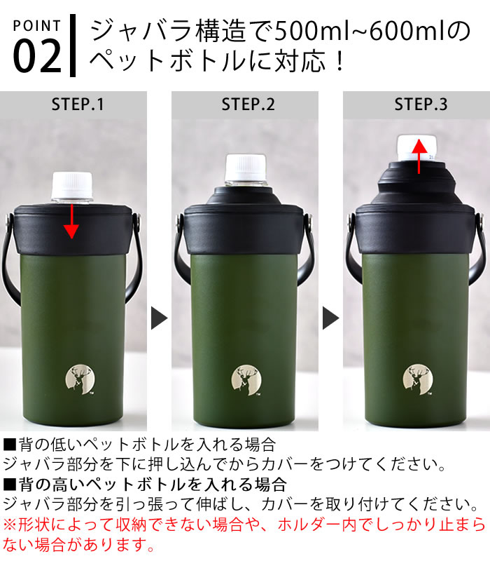 CAPTAIN STAG（キャプテンスタッグ） ペットボトルホルダー 保冷