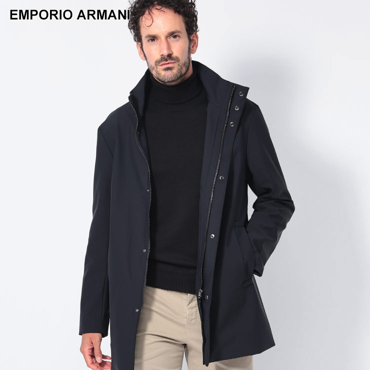 EMPORIO ARMANI エンポリオアルマーニ スタンドカラー フルジップ