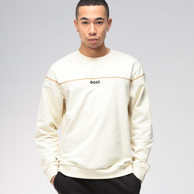 HUGO BOSS（ヒューゴ・ボス） スウェット メンズ ロゴ 無地