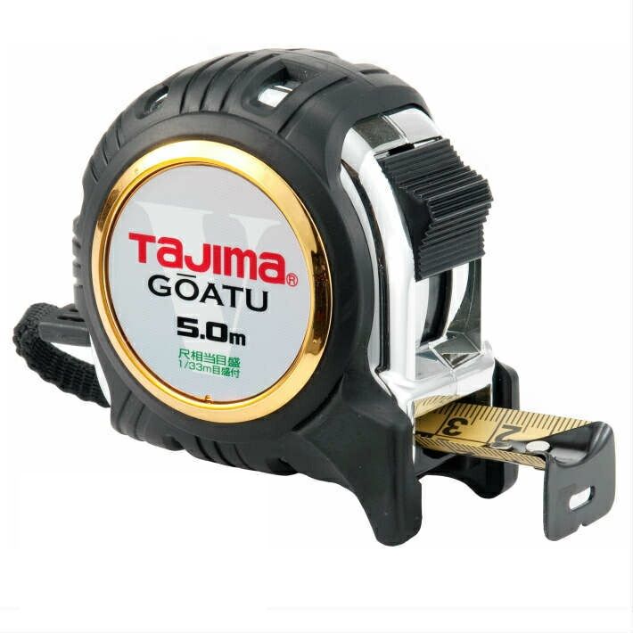 タジマ コンベックス 剛厚 Gロック 25 5.0m 尺相当目盛付（165/33m