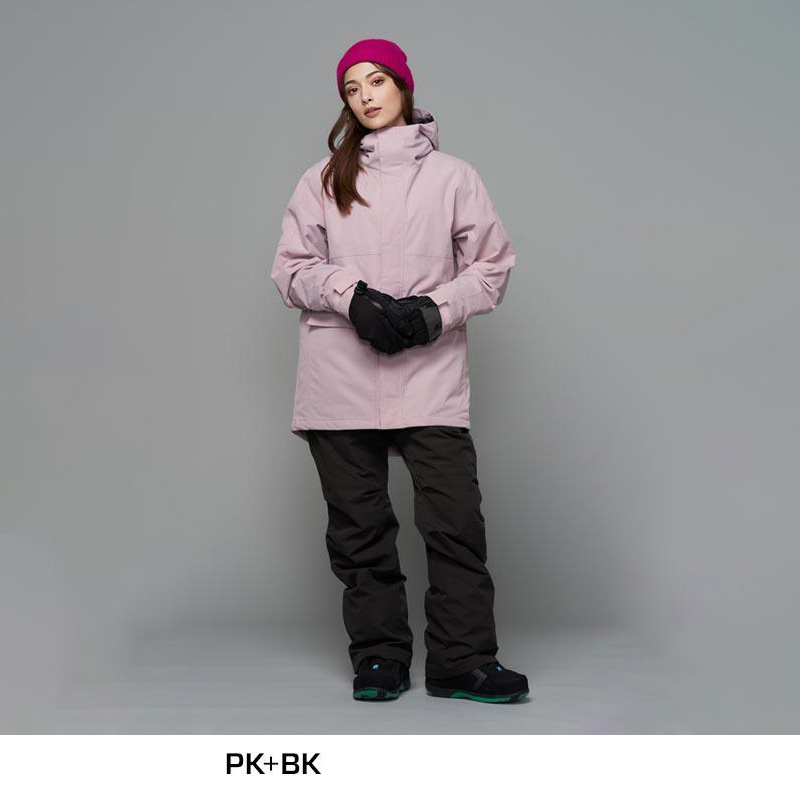 43DEGREES スノーボードウェア スキーウェア レディース 上下セット