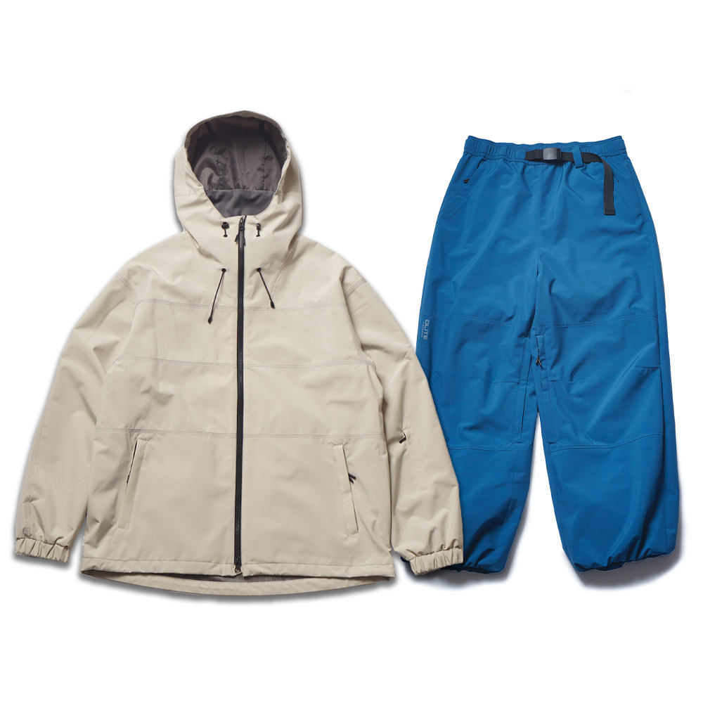 43DEGREES スノーボードウェア スキーウェア 上下セット メンズ