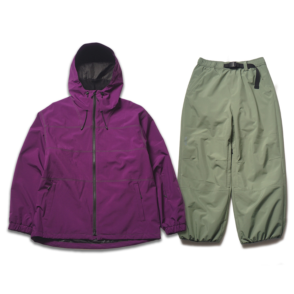 43DEGREES スノーボードウェア スキーウェア 上下セット メンズ