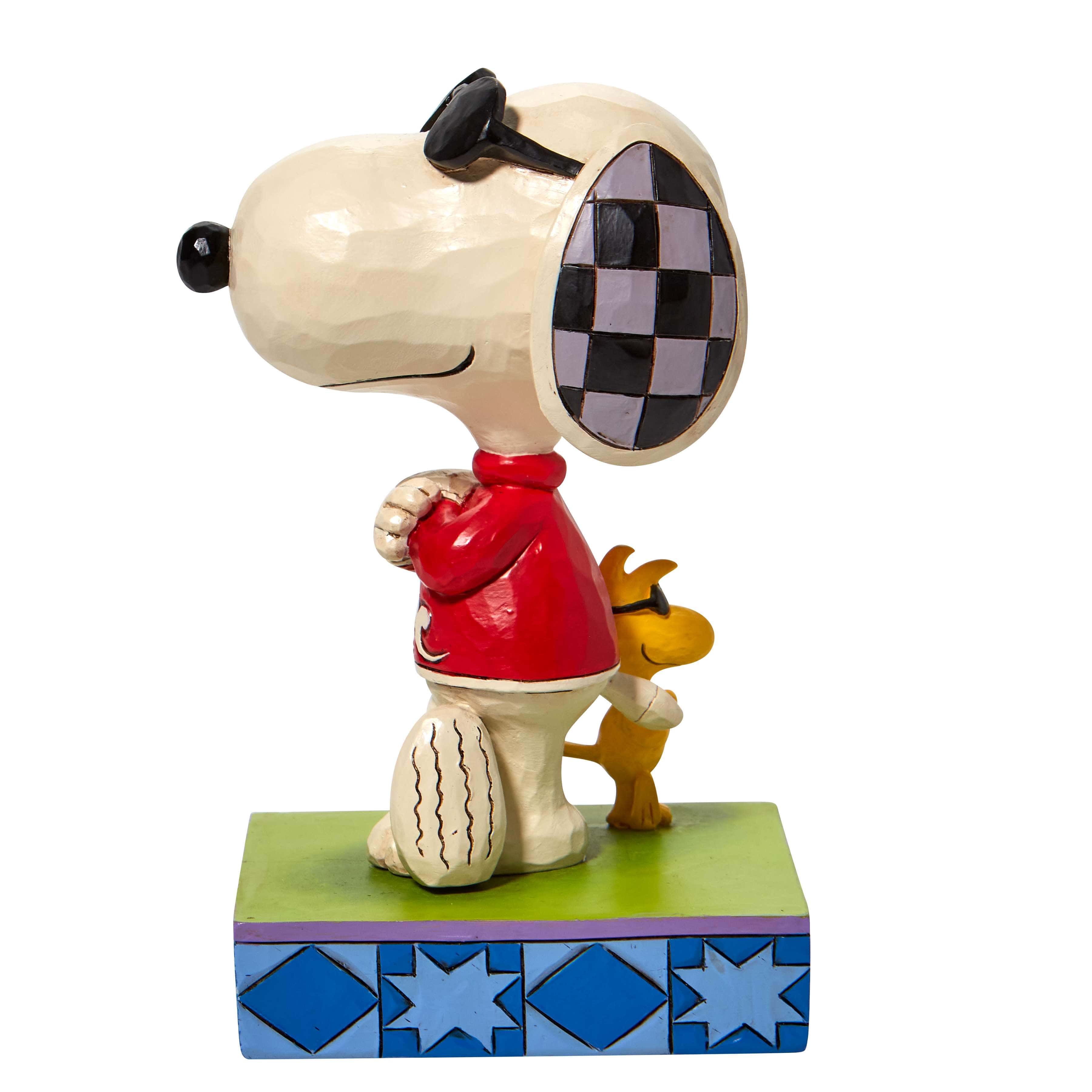 Joe Cool & Woodstock back - Jim Shore Peanuts(ジムショアピーナッツ