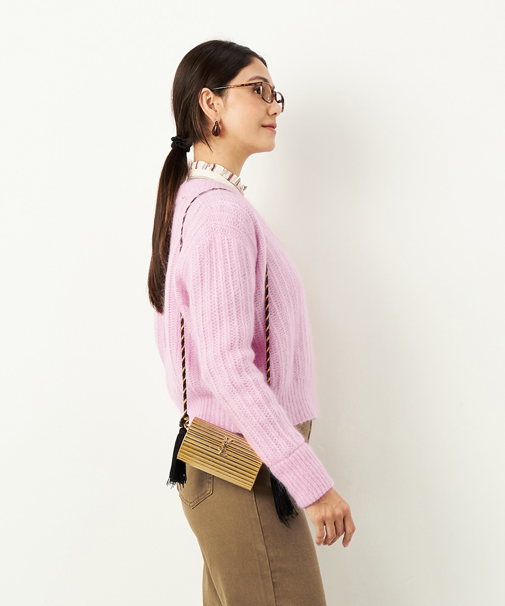 モヘア混ニット