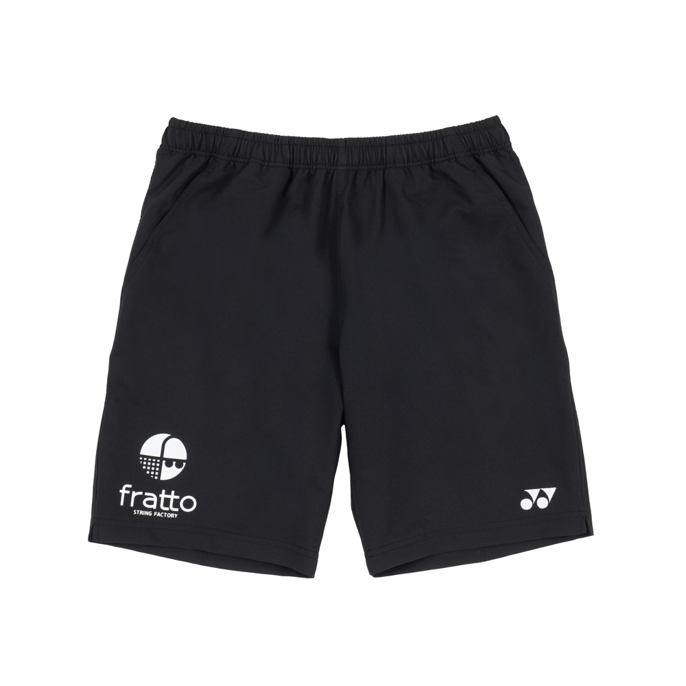 fratto / YONEX frattoロゴ入り ハーフパンツ ブラック 15150