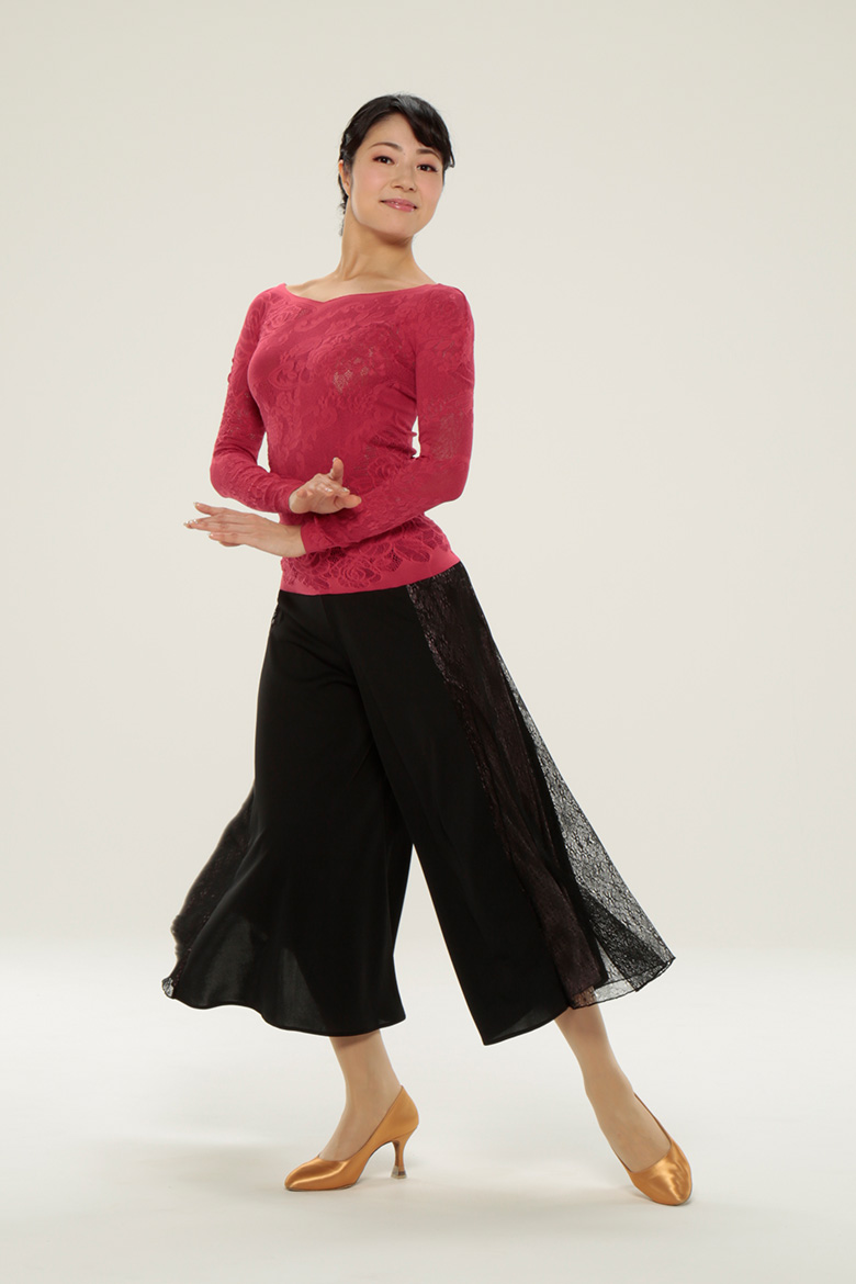 ❤️チャコットノーソーイングニット 渋めオレンジS〜M chacott 社交