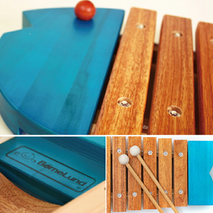 ボーネルンド（Bornelund） おさかなシロフォン ブルー ｜お魚